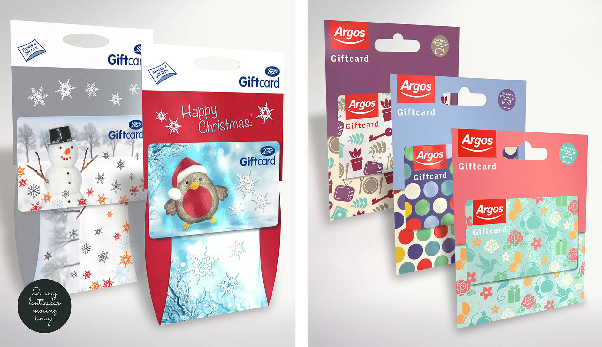 CPI CARD GROUP / BOOTS & ARGOS GIFT CARDS 