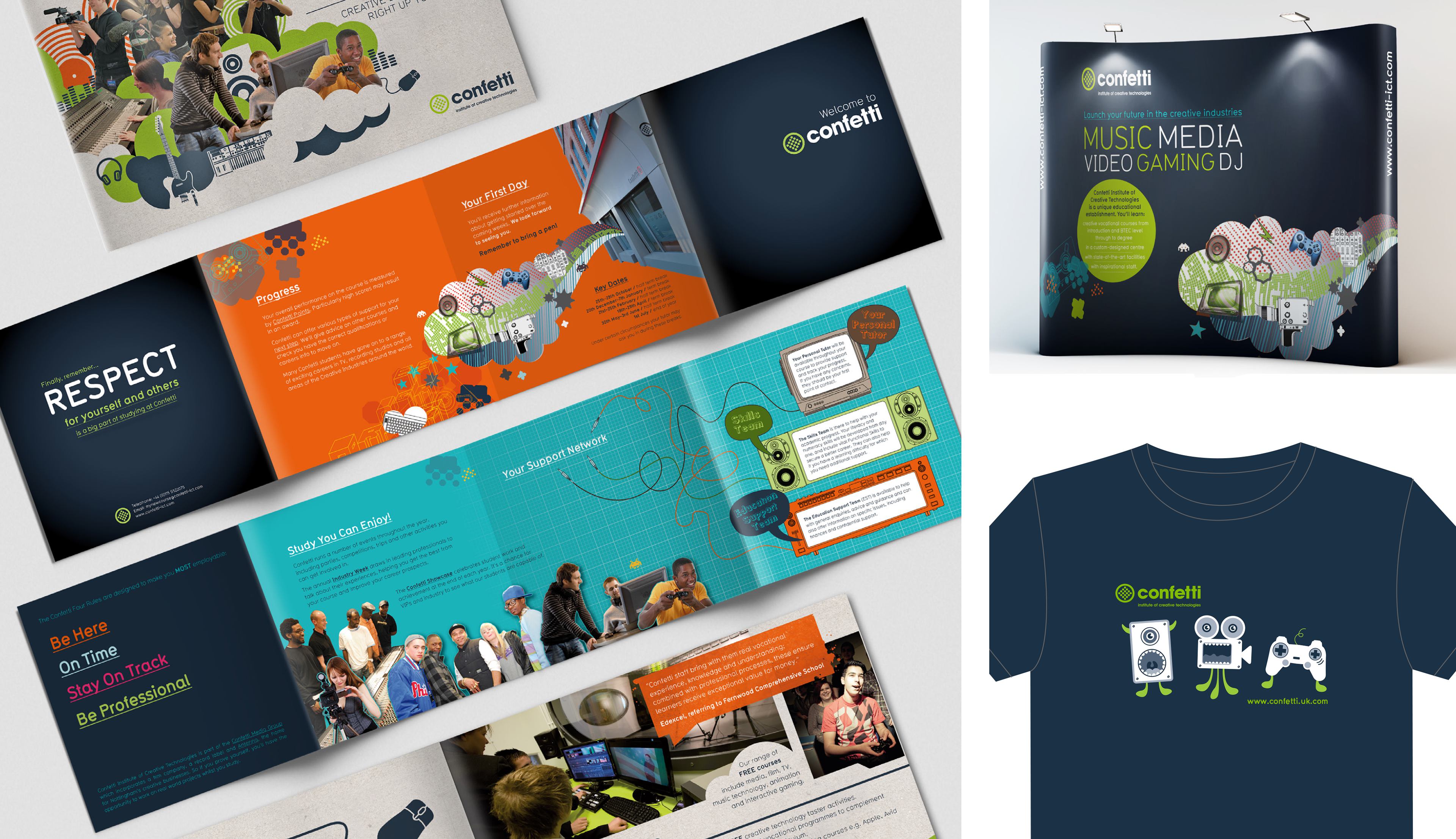 Confetti Media Group Cherry Anderson Freelance Graphic Design